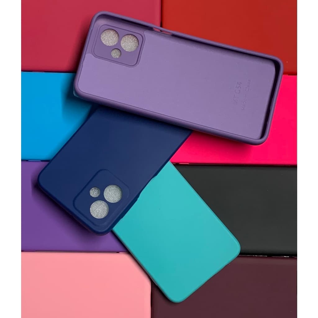 Capa para Motorola Moto G54 / G64 / Capa + Pelicula 3D ou Só 1 Capinha Case Aveludada