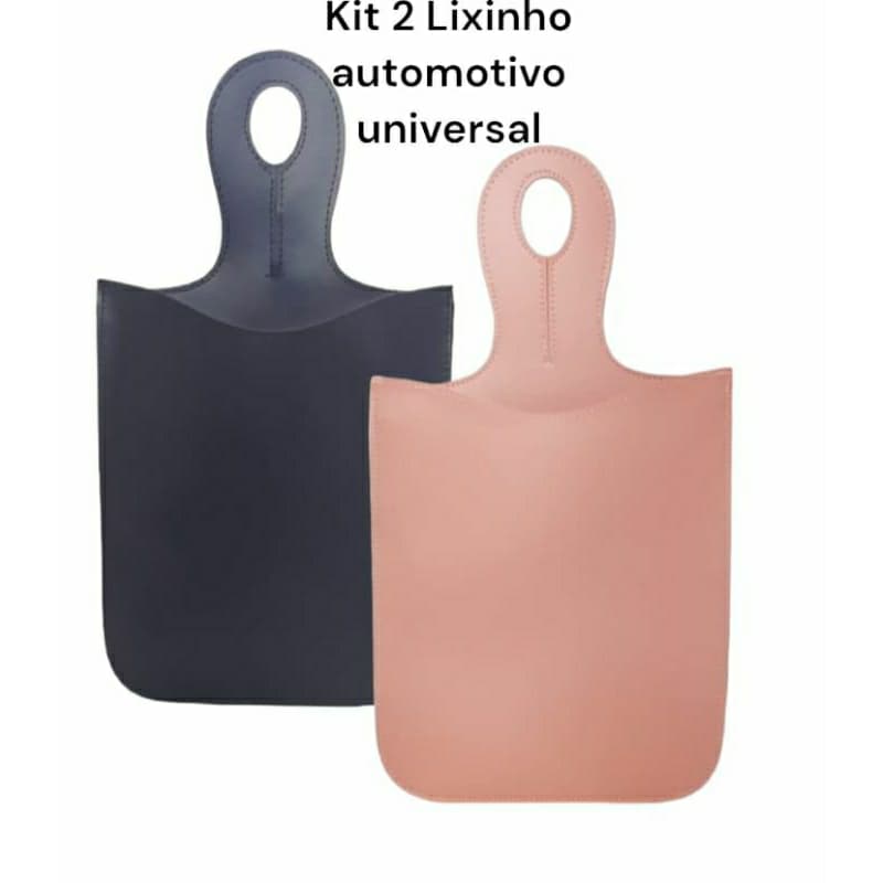 KIT 2 Lixeira para Carro Organizador Lixeirinha Automotiva Porta lixo
