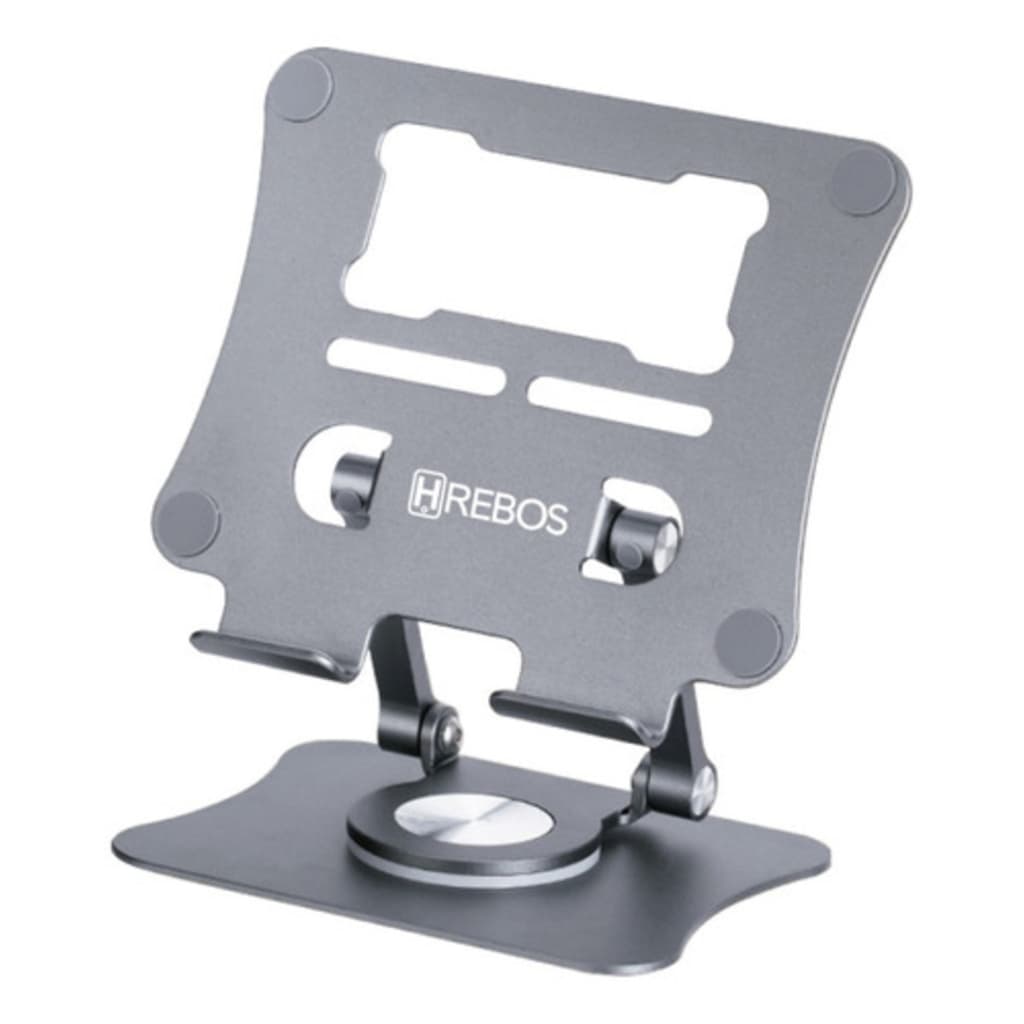 Suporte De Mesa Em Metal Para Tablet E iPad Articulado 360°