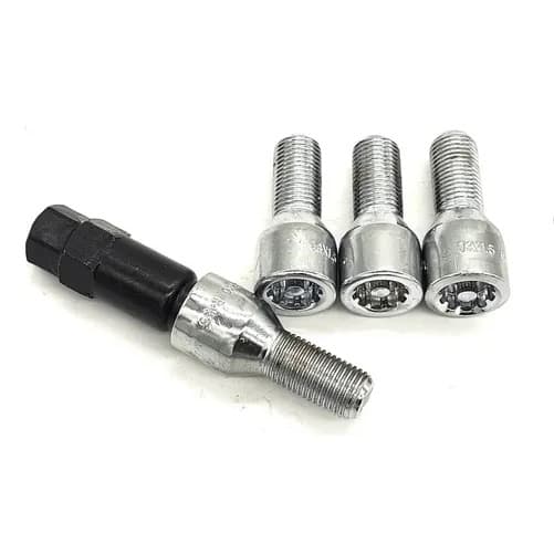 Jogo de Parafusos de Rodas Antifurto Rosca Para Carro da Marca Fiat 12 x 1.25