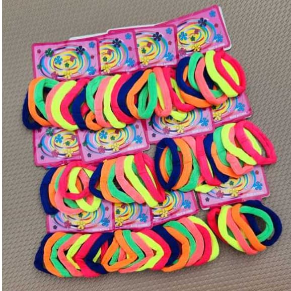 Elásticos Xuxas De Meia Para Cabelo – Tecido de Malha, Cores Variadas e Conforto Garantido