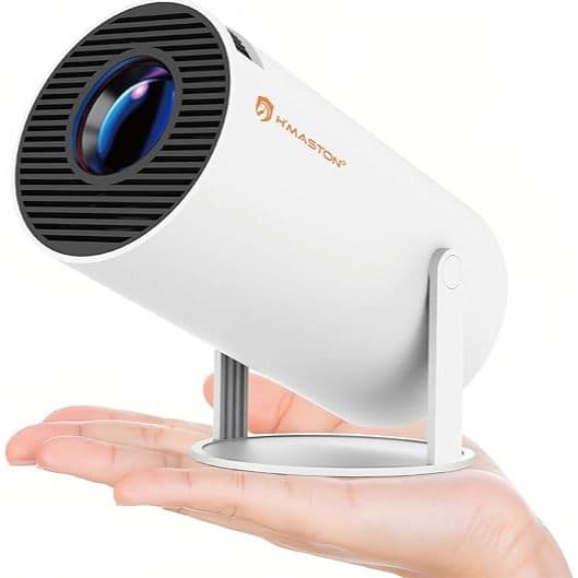 Projetor  Portatil 4K Mini Projetor 720P Full HD 5G Wifi e Bluetooth Hmaston TY01PRO