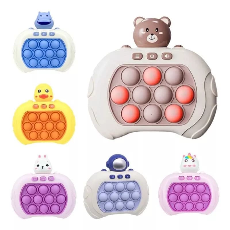 20 Pop Its Eletrônico Brinquedo Game Antiestress Sortidos