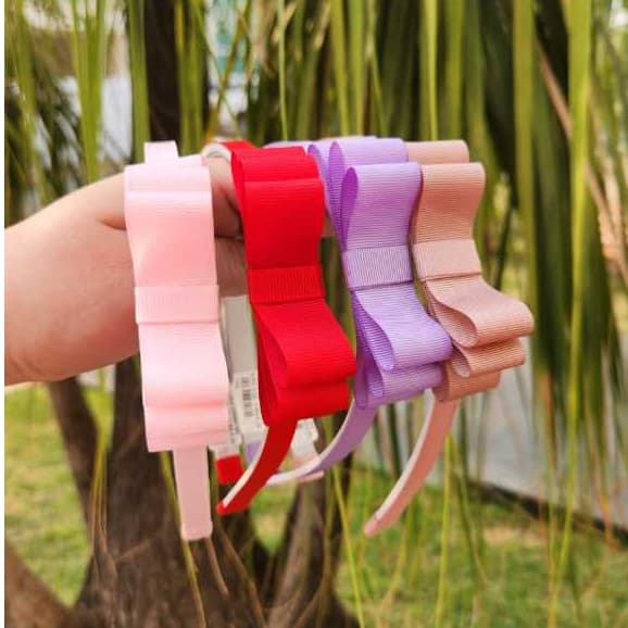Tiara Com Laço Feminina Adulto E Infantil Conforto E Estilo Varias Cores
