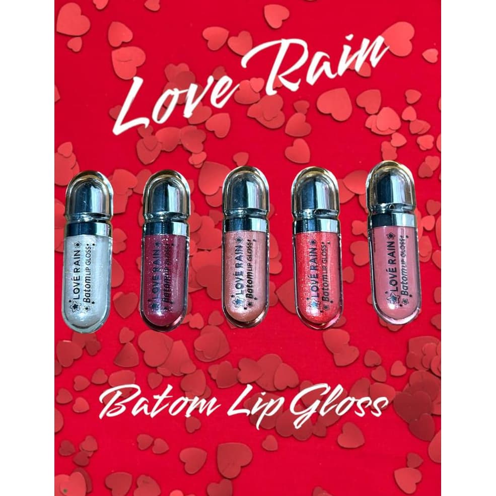 Batom Lip Gloss Love Rain Shimmer LR-L763