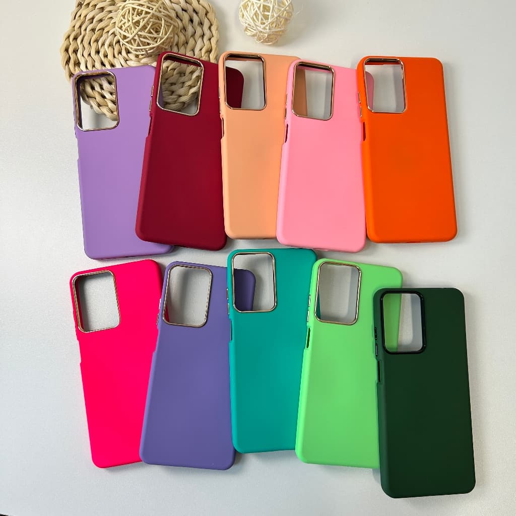 Capa de telefone de silicone de alta qualidade para MOTO G34 G04 G24 Multi-cor com chaves banhadas