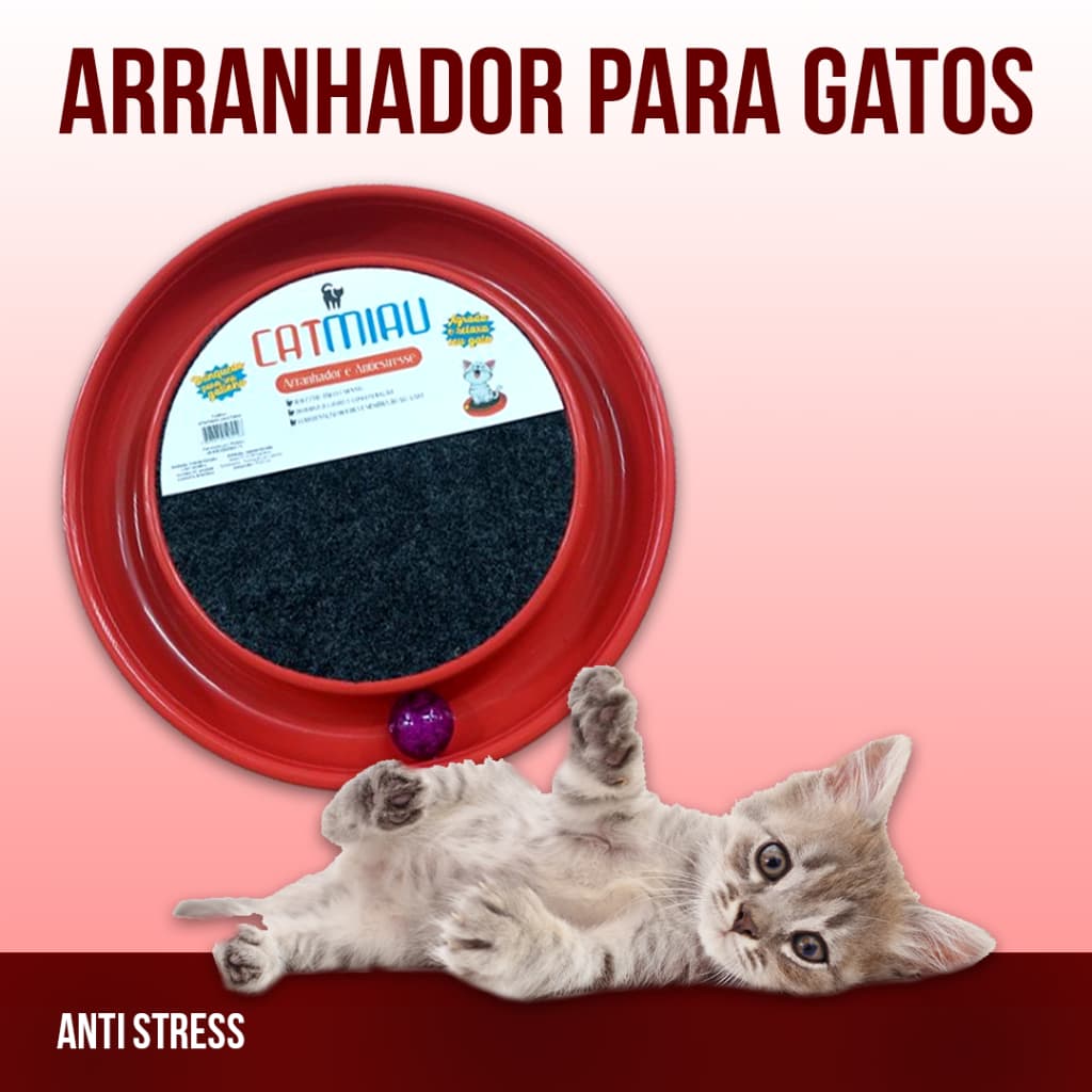 ARRANHADOR PARA GATOS ANTI STRESS ARRANHADOR PUFF GATOS BRINQUEDO COM BOLINHA