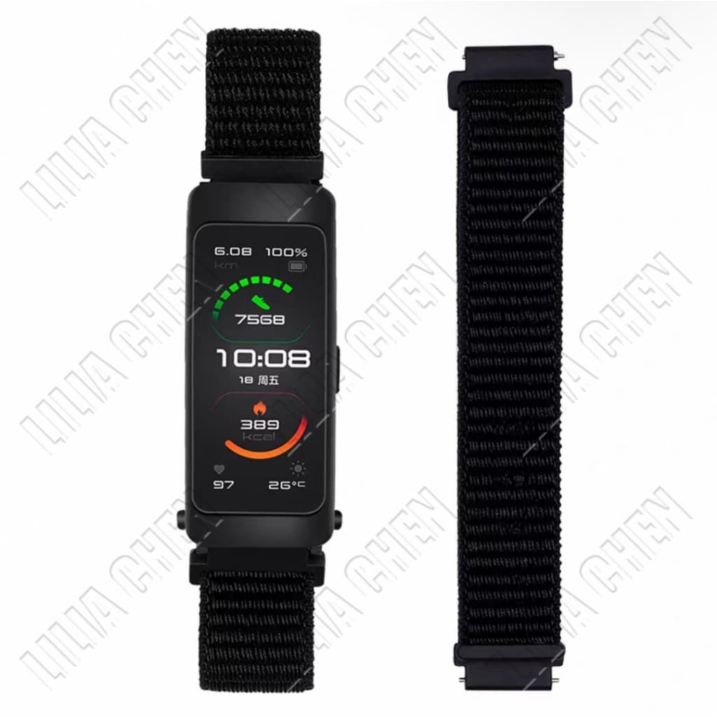 CZY Pulseira universal de nylon para relógio inteligente 20/22mm, envio rápido