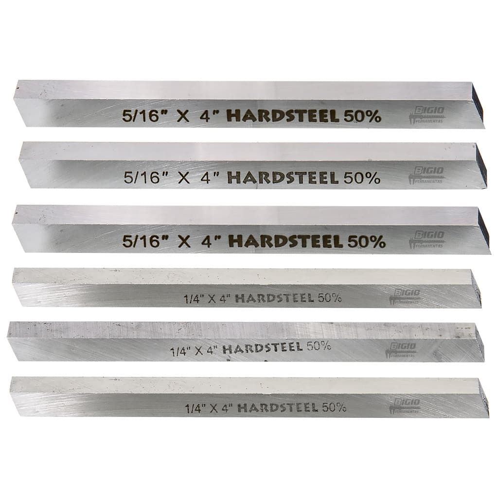 Kit Bits 03 Peças 5/16 + 03 Peças 1/4 Hardsteel 50% Co