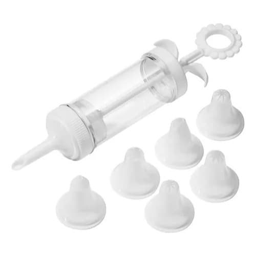 Kit Confeiteiro Com 01 Bisnaga 07 Bicos Em Plástico - Top