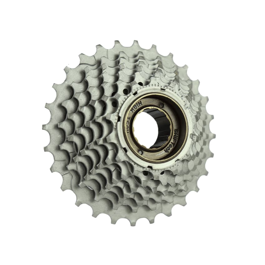 Catraca Roda Livre 7V 14-28d Indexada Cinza Shiftech Compatível Shimano Para Bicicleta 21marchas