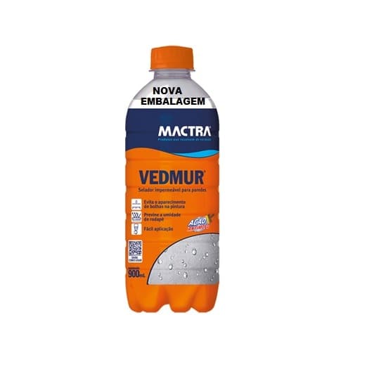 Impermeabilizante Umidade Parede Impermur Vedmur Mactra 900ML