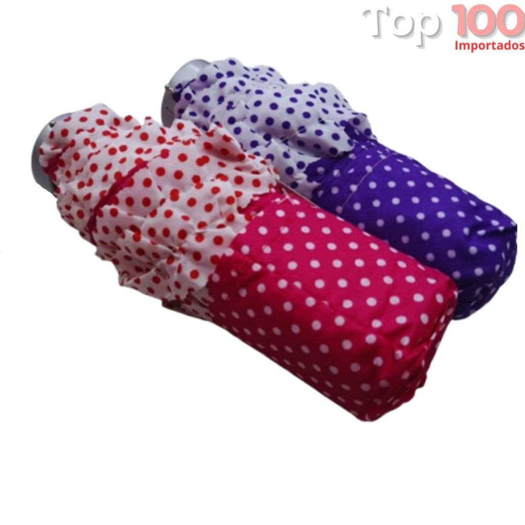 Mini Sombrinha De Bolinha Leve e Pequena Material de Alumínio / SZJ-034