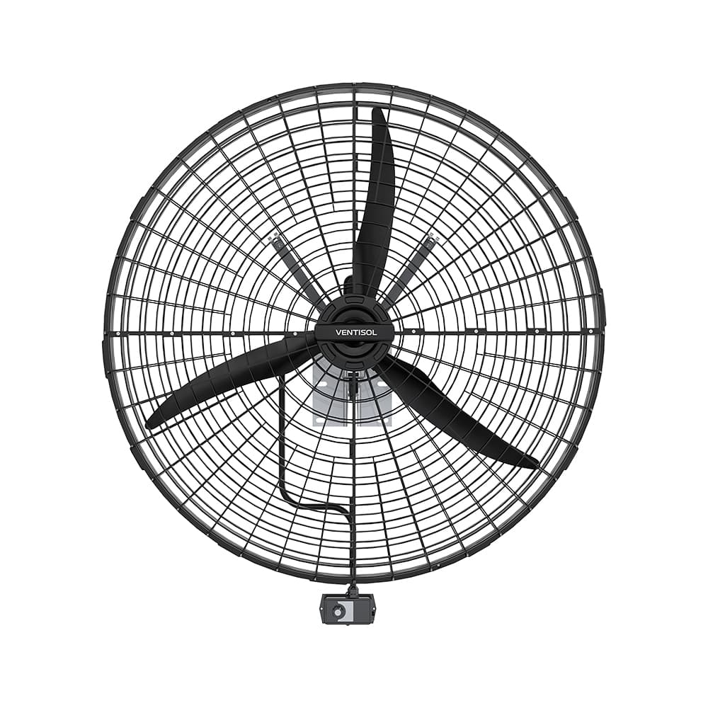 Ventilador de Parede Ventisol 1 Metro Preto 3 Velocidades 1/2Cv GP VP1M2 - 220v