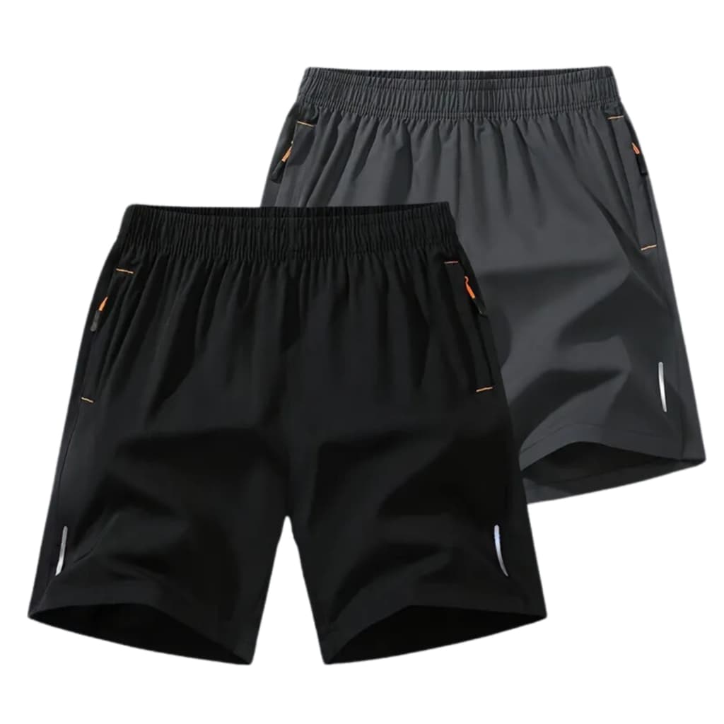 Kit 2 Bermuda Dry Fit Malha Fria Esportiva Shorts Elastano Praia Academia Leve