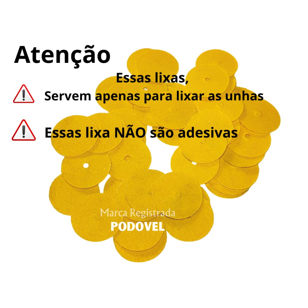 500 Lixas Laminar Ungueais Unhas Podologia Manicure Pedicure SPA dos pés
