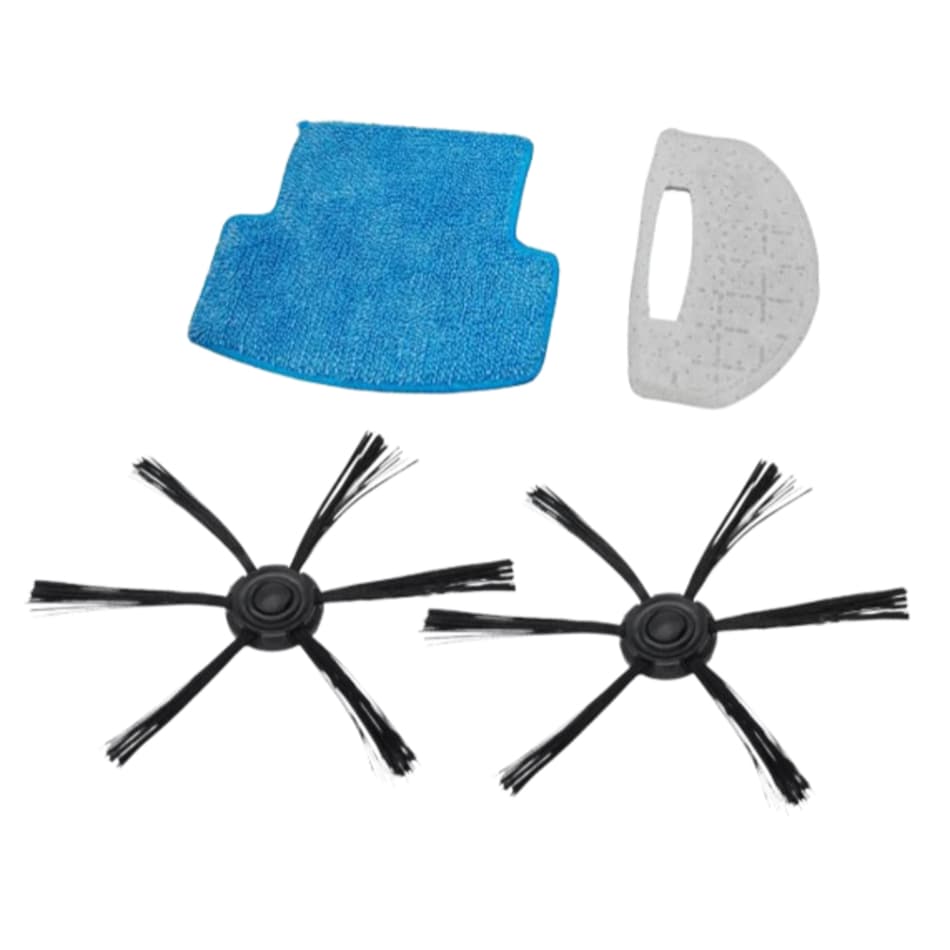 Kit Escovas Filtro E Refil Mop Para Aspirador Robô Wap W90