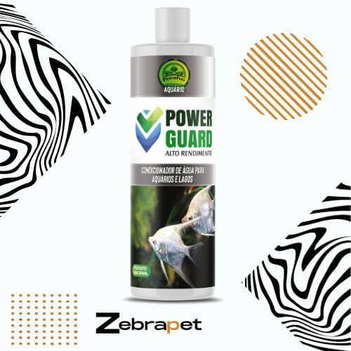 Powerfert Powerguard- Condicionador de água e removedor de cloro e metais pesados para Aquários de água doce e marinho