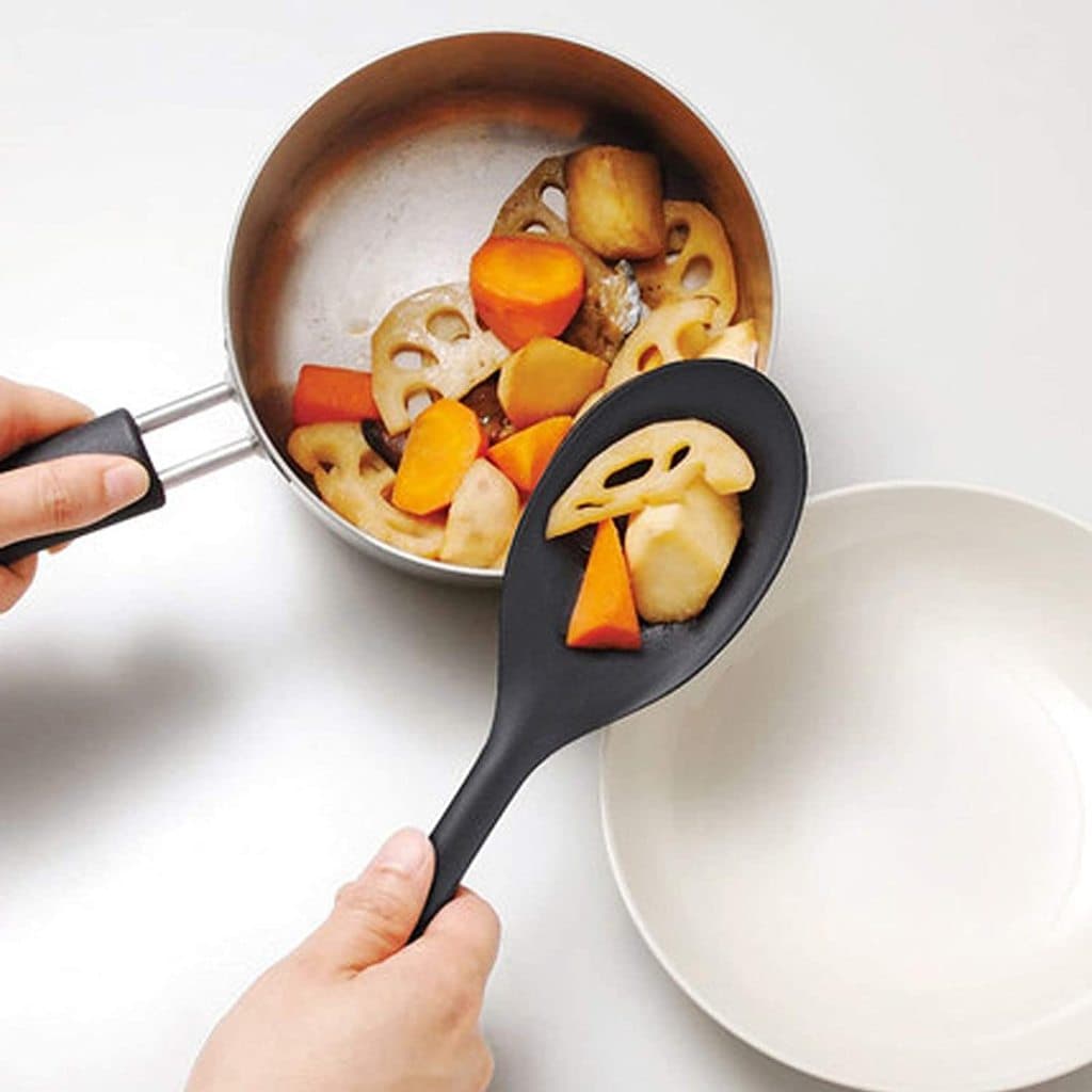 27cm Colher Redonda De Silicone Grande Utensílio De Cozinha Promoção
