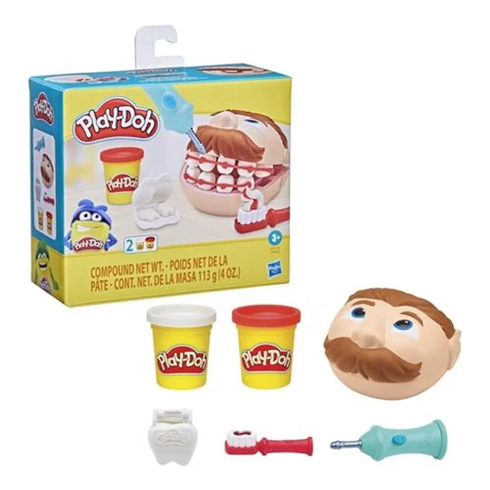 Massa de Modelar Mini Brincando de Dentista Play-Doh Hasbro E4919