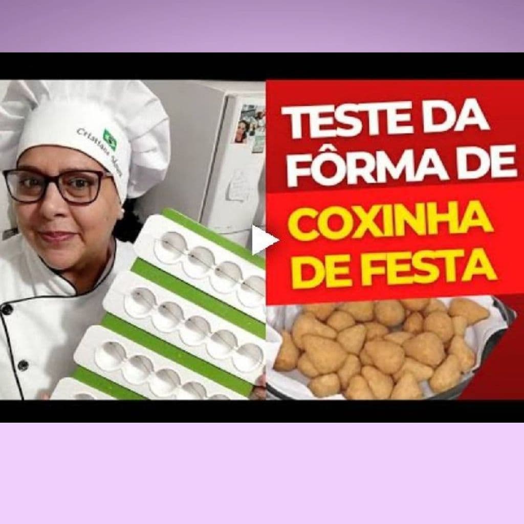 Fábrica Forma Coxinha Modela 20 Coxinhas Festa Mini Pequena