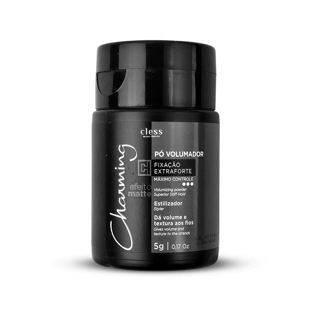 Pó Volumador Charming Cless 5g Extra Forte Matte Para Cabelo