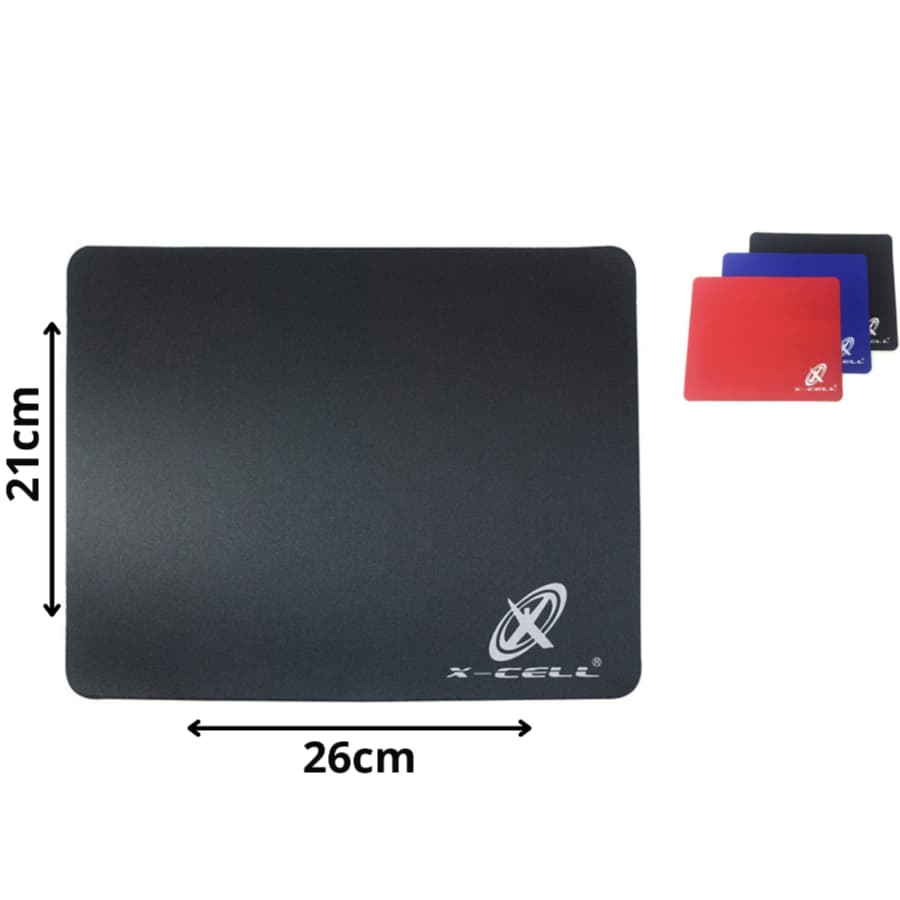 Mouse Pad Gamer Colorido Emborrachado Liso Slim Tamanho 21 x 26cm: XC- MPD-02