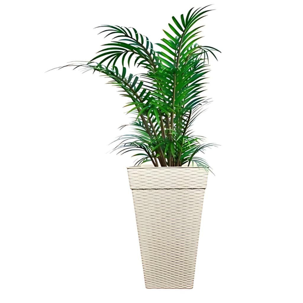 Vaso de Rattan 28 Litros Ideal para Plantas Decoração Sala e Escritório Naturais e Artificiais