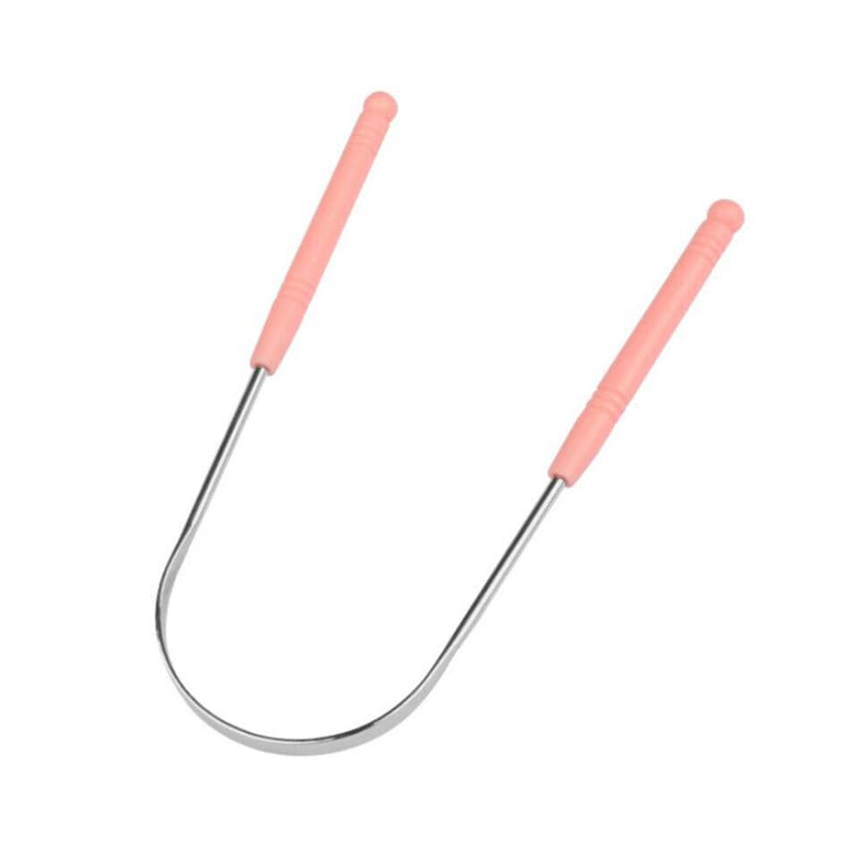 Raspador de Língua Aço inoxidável Limpador Boca Inox