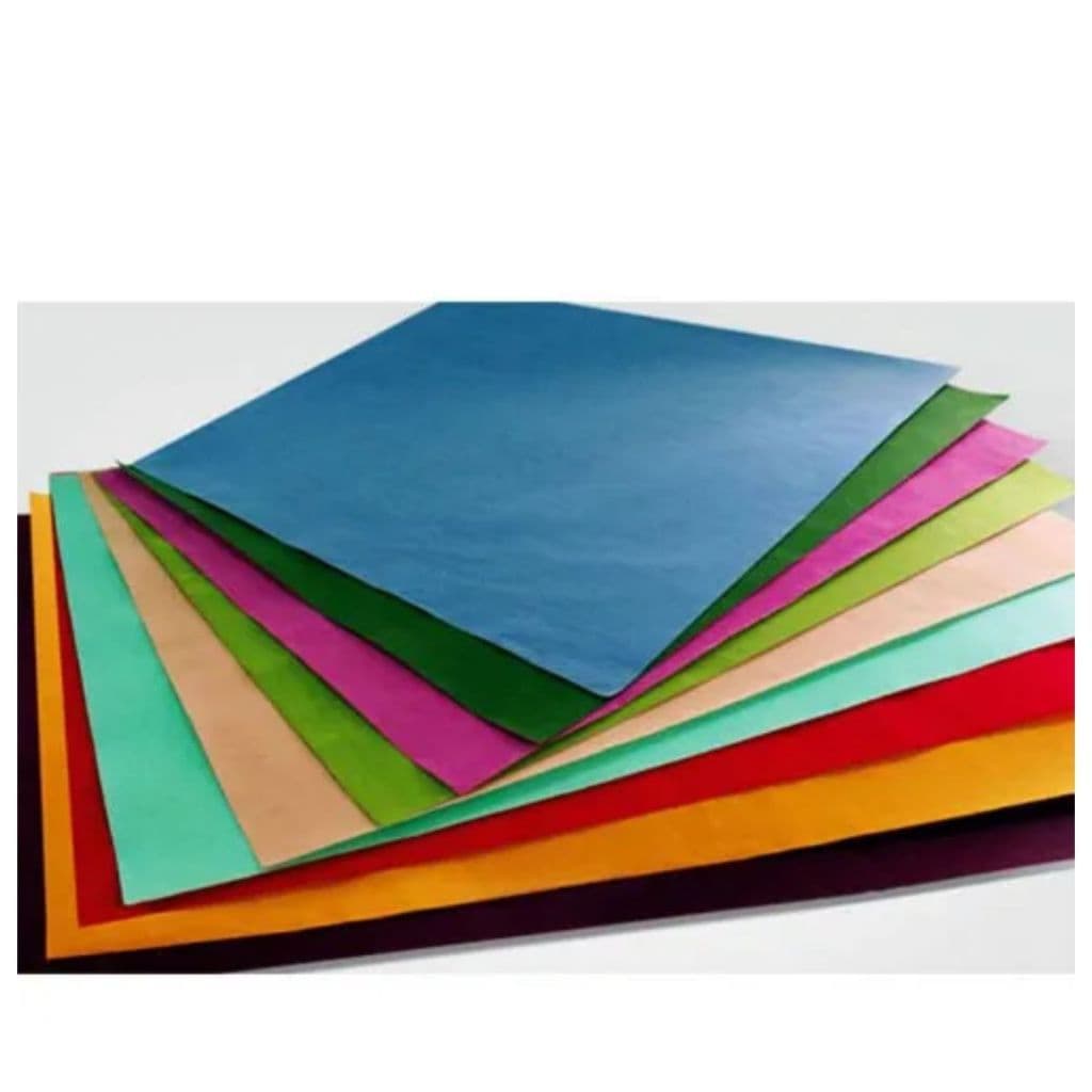 5x PAPEL CAMURÇA COLORIDO CORES VIBRANTES 60X40CM AVELUDADO