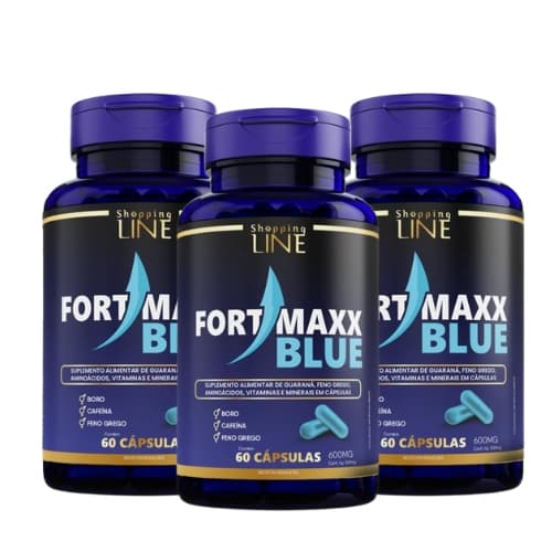 KIT FORTMAXX BLUE - PROLONGUE JÁ A SUA DISPOSIÇÃO + BRINDE