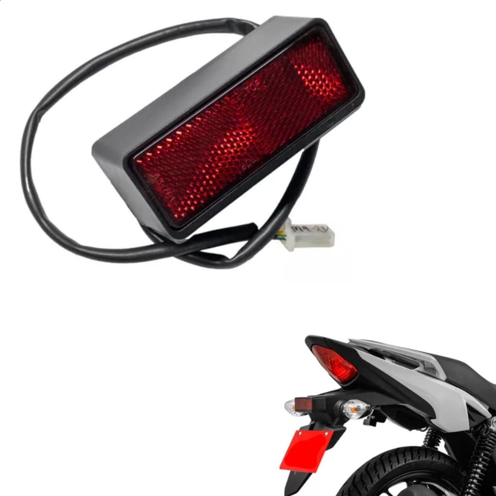 Olho De Gato Luz Placa Para Titan Fan Start 160 Original Plasmoto