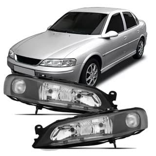 Farol Vectra Foco Duplo Máscara Negra 2000 2001 2002 2003 2004 2005