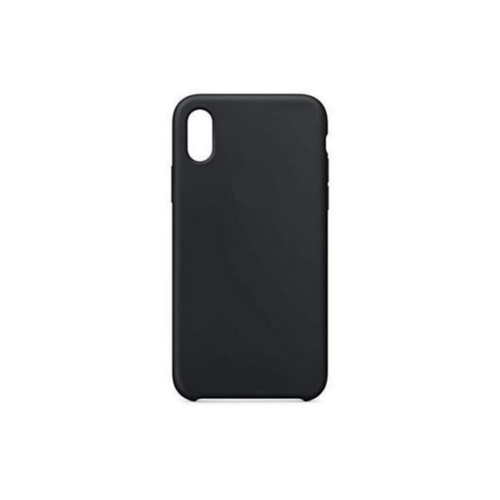 Capa Capinha Para Iphone X Xs Preto Aveludada