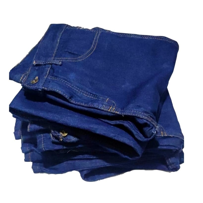 Kit 6 Calças Jeans Masculina Tradicional Corte Reto Reforçada Trabalho Uniforme