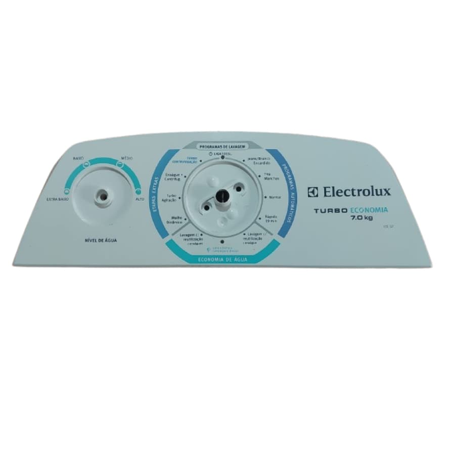 Painel de Controle Tampa Lavadora Electrolux  LTE07