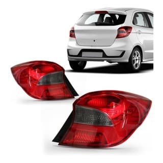 Lanterna Traseira Ford Ka Hatch Fumê Cristal Bicolor 2019 2020 2021