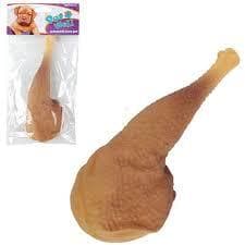 Coxa de Frango Brinquedo Cachorro Pequeno Pet Mordedor Som