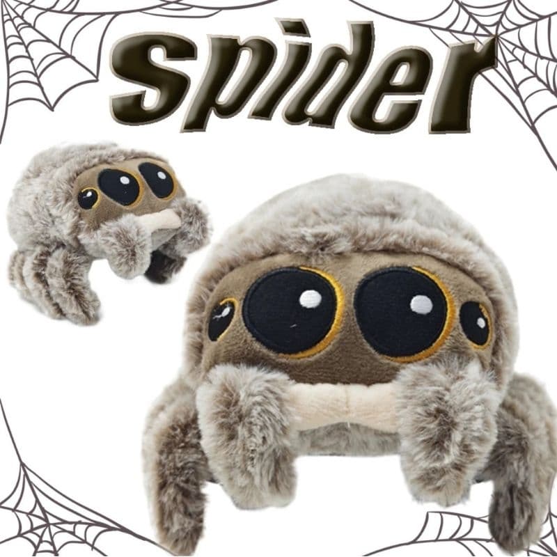 Pelúcia Lucas aranha spider desenho série colecionável