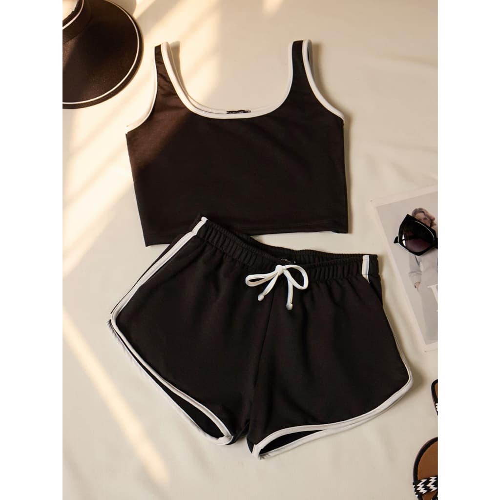 conjunto 2pcs kit Blusa Top e short moletinho Pijama