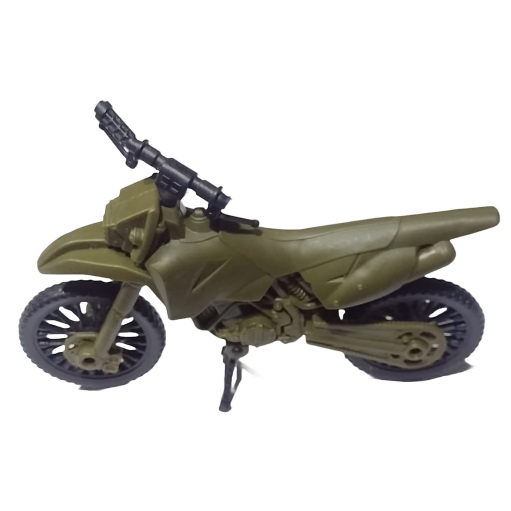 Moto de plástico com 2 rodas de plástico que você empurra e a moto anda