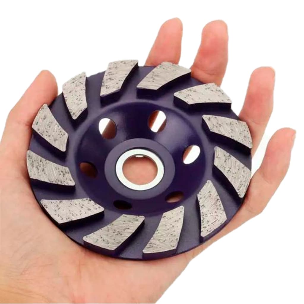 Disco Desbaste Diamantado Turbo Para Esmerilhadeira Lixadeira Concreto