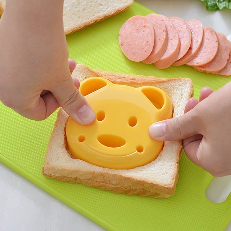 Molde De Pão de Forma Bolo Cortador Formato Urso Infantil