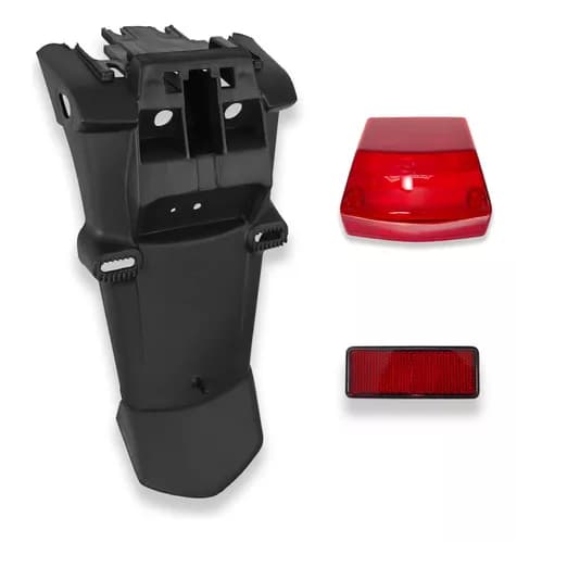 Suporte Da Placa Refletor Lente Lanterna Yamaha Lander 250