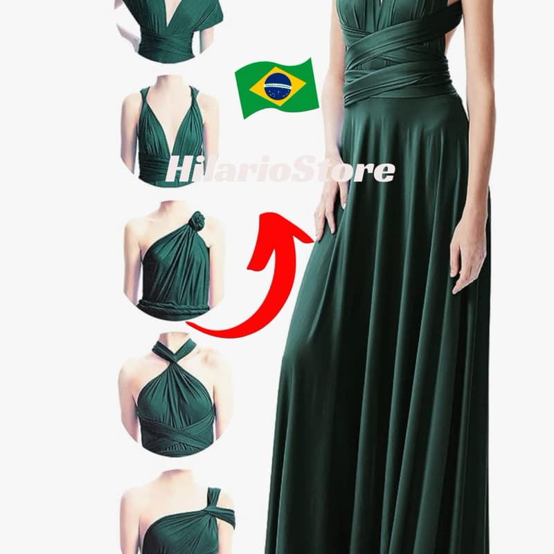 Vestido VÁRIAS FORMAS,Casamento ,Madrinha,Natal,Ano NovoDama,15 Anos,Formatura,Festa,Noite,