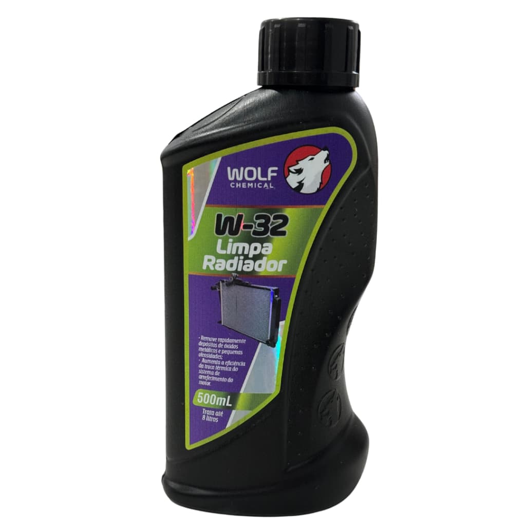 Limpa Radiador Biodegradável Remove Resíduos Oleosidades Ferrugens 500ml Wolf