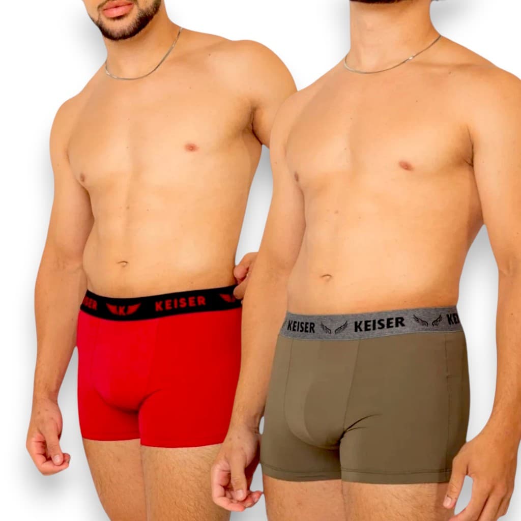 Kit 5 Cueca Boxer Cotton Masculina Algodao Box Coton Cuecas Masculina Boxer