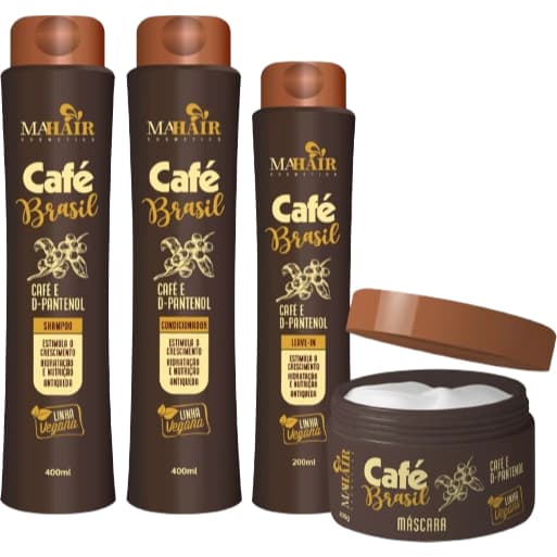 Kit Café Brasil Mahair 4 Itens