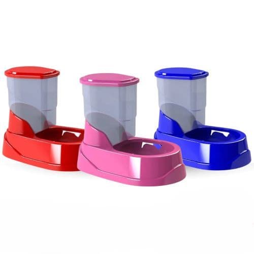 Comedouro Dosador Classic - Para Cães e Gatos - 500g - Four Plastic | comedouro automático pet, comedouro dosador