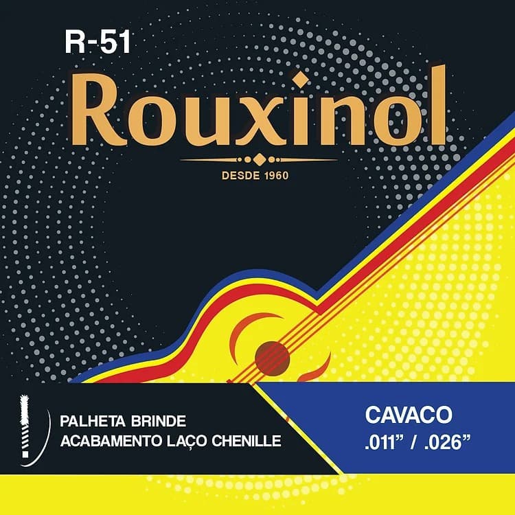 Encordoamento Rouxinol R-80 | Cordas para guitarra elétrica